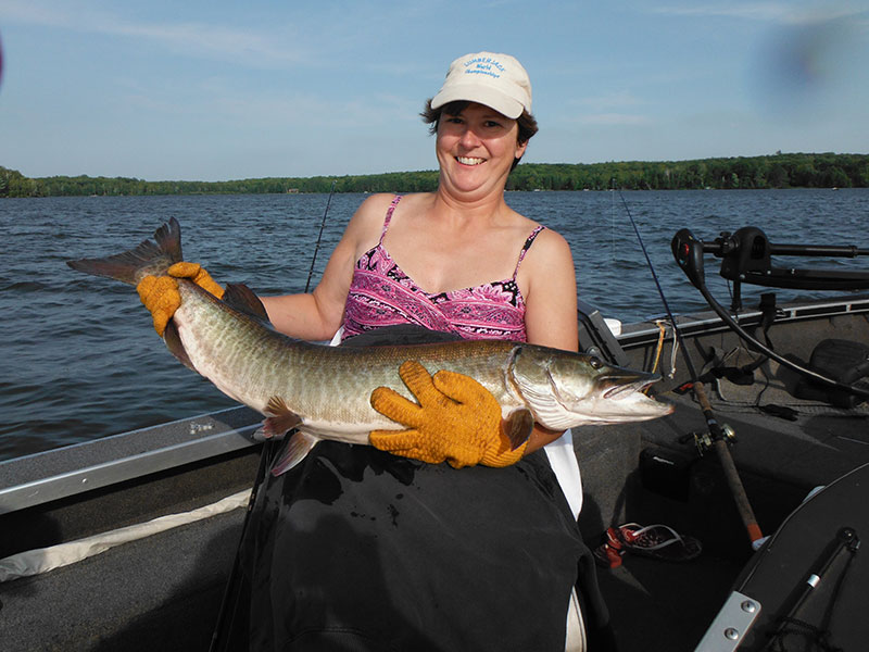 Pam: Another Musky caught on a Prowler.