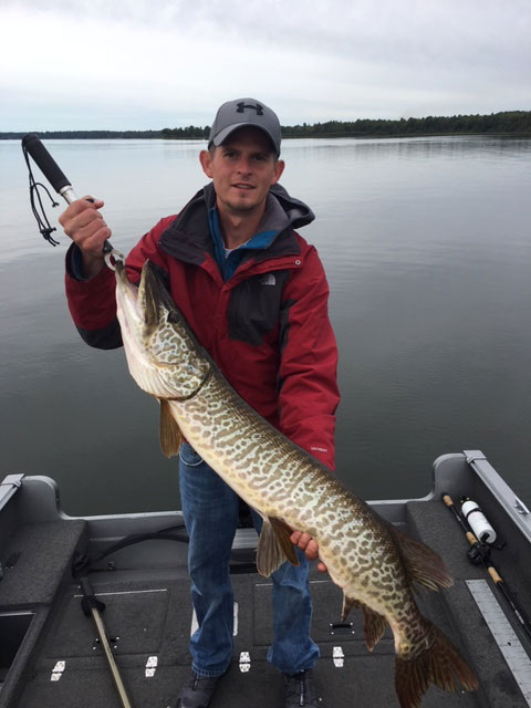Bryan Northern Wisconsin with a nice Muskie caught on Enforcer.